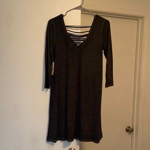 Derek Heart Black Long Sleeve Dress